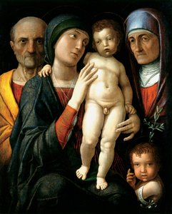 神圣家族 作者 安德里亚·曼特尼亚（Andrea Mantegna）
